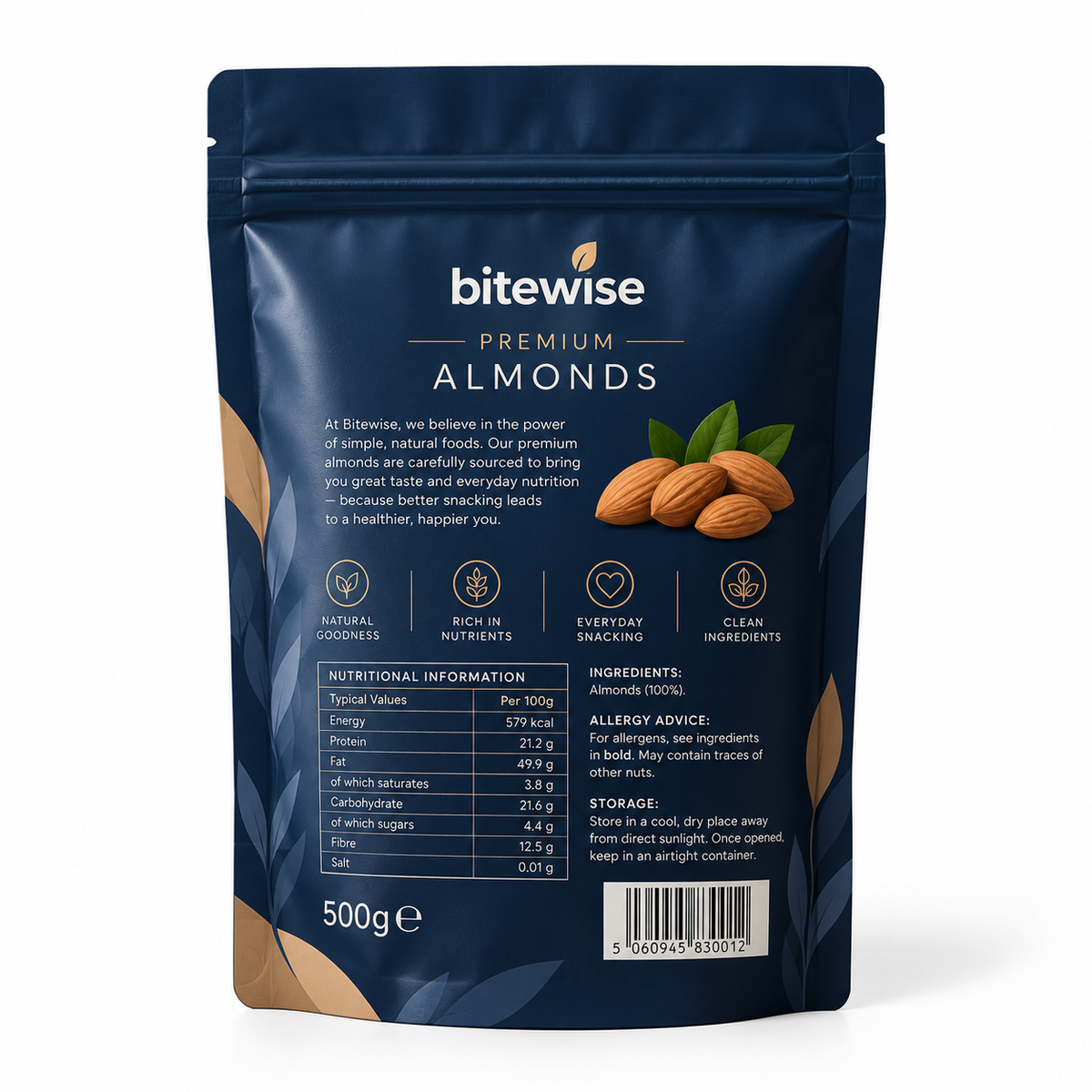 Bitewise Premium Roasted Almonds